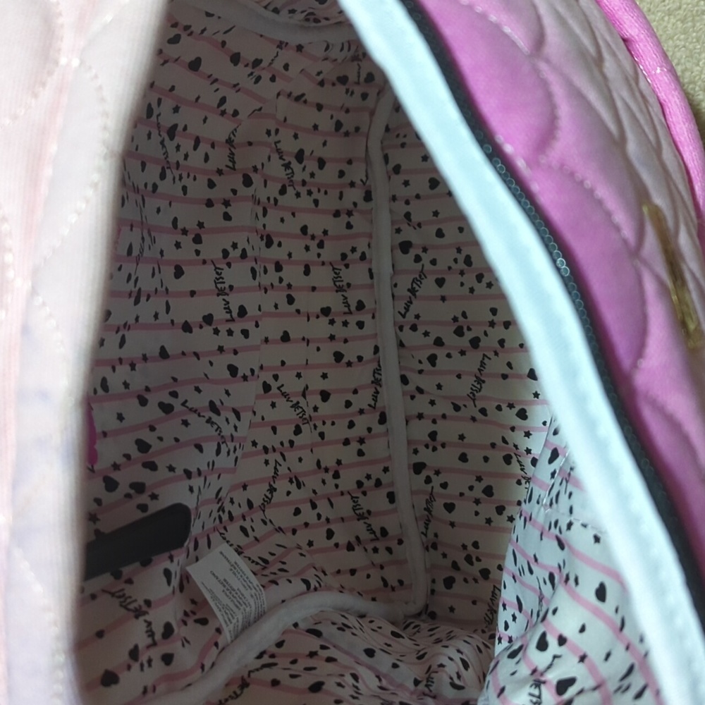 Betsey Johnson Pink Mermaid Scales Backpack Ombre - Picture 9 of 10